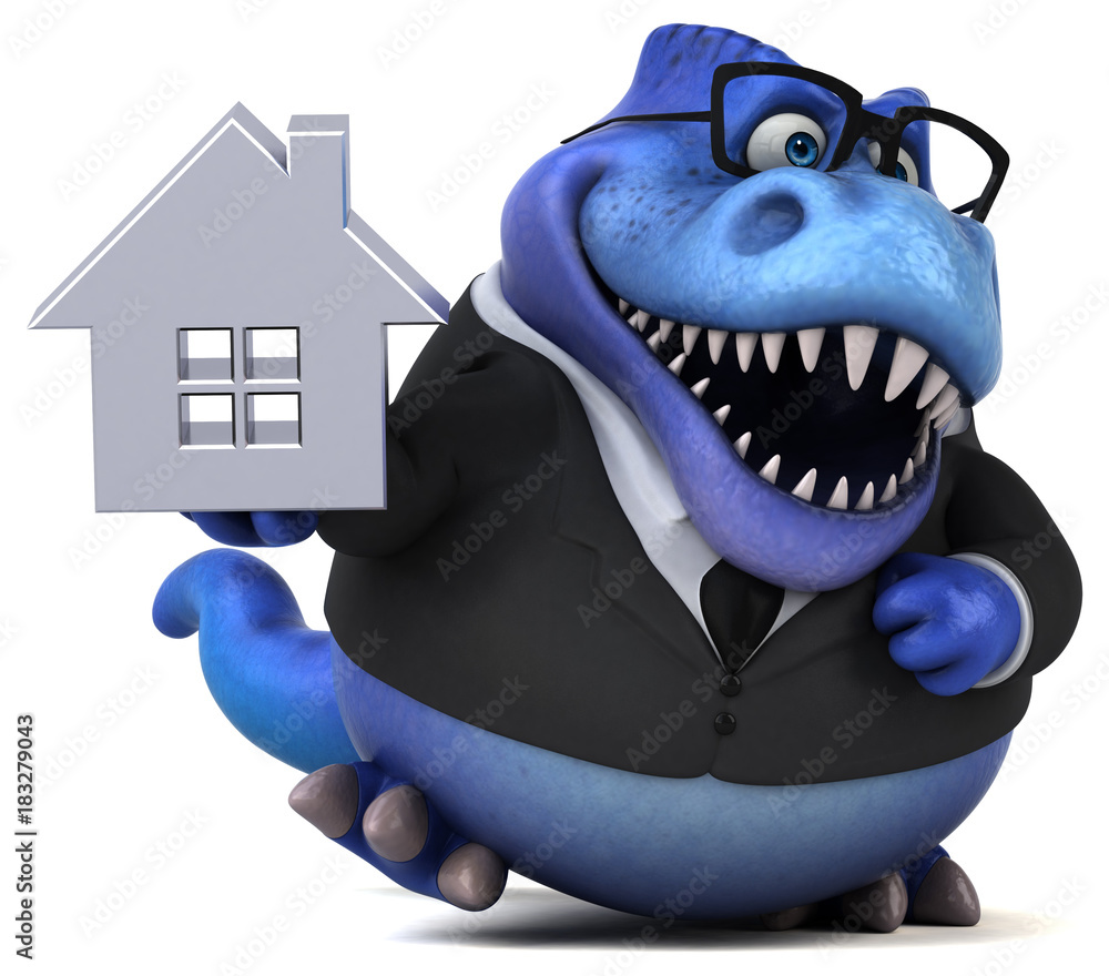 Fun Trex - 3D Illustration Fun Trex - 3D Illustration