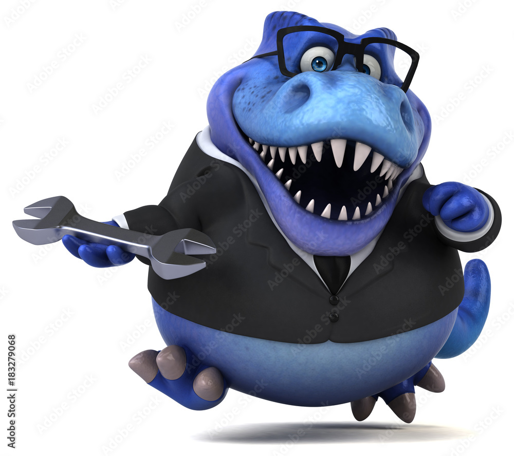 Fun Trex - 3D Illustration Fun Trex - 3D Illustration