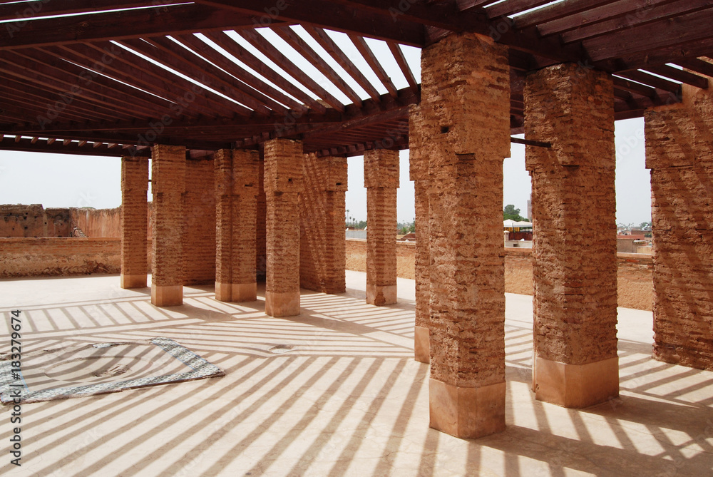 Fototapeta premium El Badi Palace rooftop