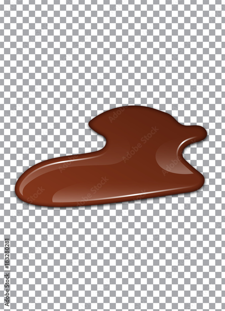 Melted Chocolate Syrup. Sweet Design. Vector illustration Melted Chocolate Syrup. Sweet Design. Vector illustration