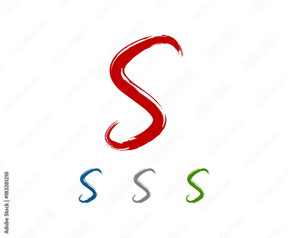 Classic Line Art Initial Letter S Modern Logo Icon for Company Classic Line Art Initial Letter S Modern Logo Icon for Company