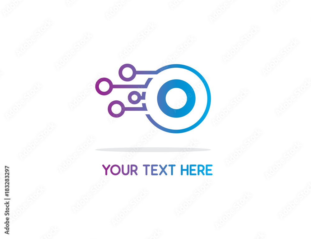 ball technology letter creative logo design illustration ball technology letter creative logo design illustration