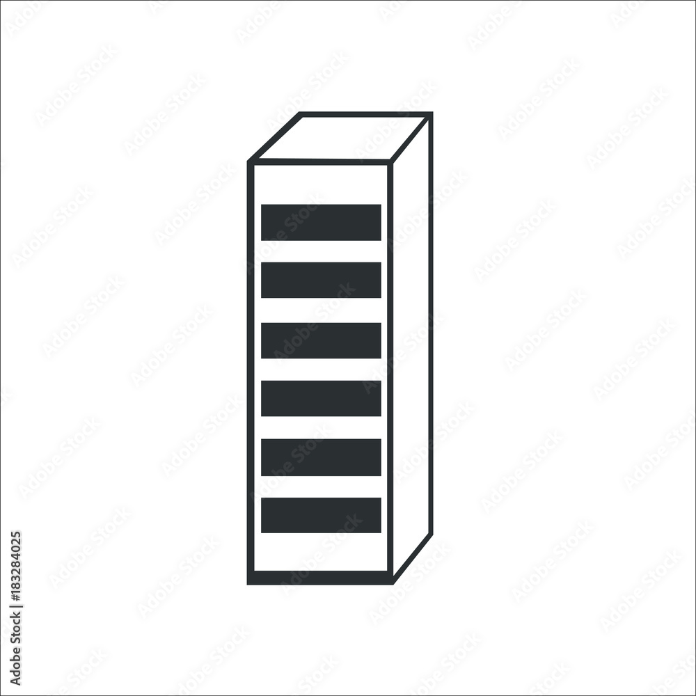 Multi-storey building icon Multi-storey building icon