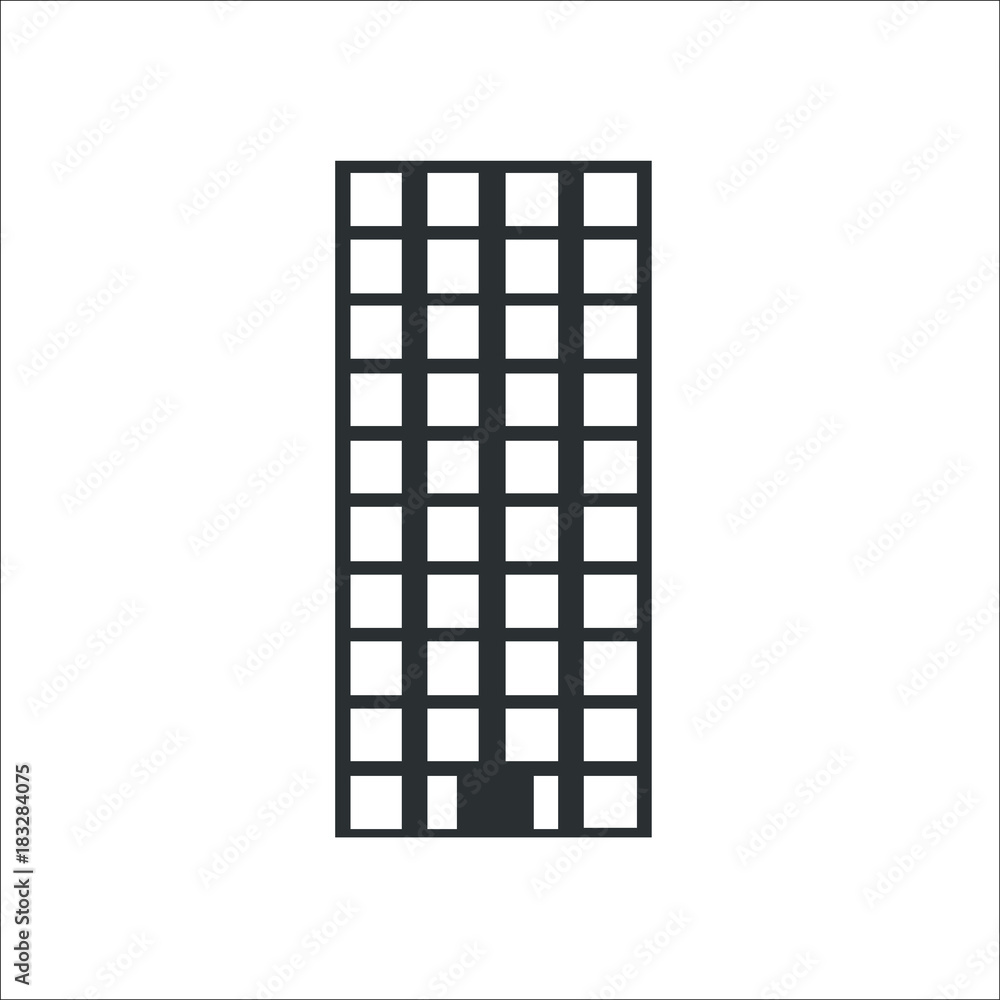 Multi-storey building icon Multi-storey building icon