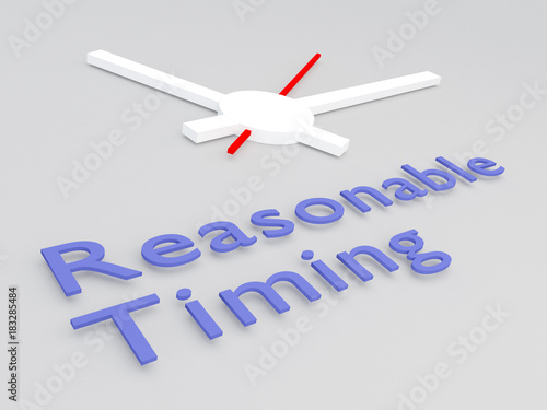 Fotografie Reasonable Timing concept