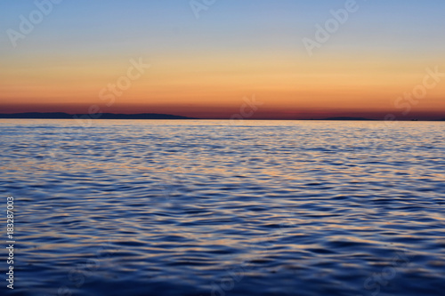 Blur sea Abstract background depth of focus