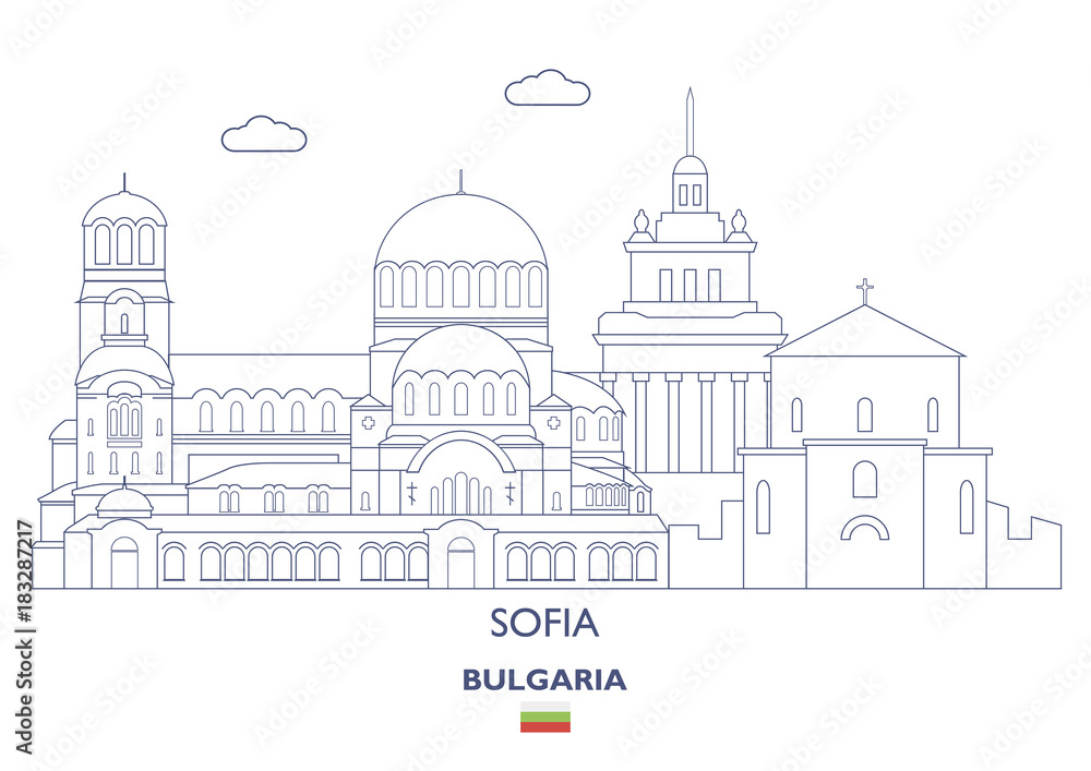 Sofia City Skyline, Bulgaria