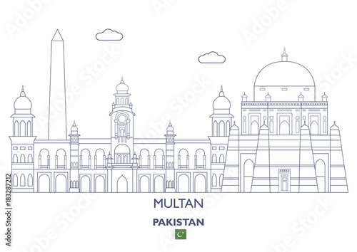 Multan City Skyline  Pakistan