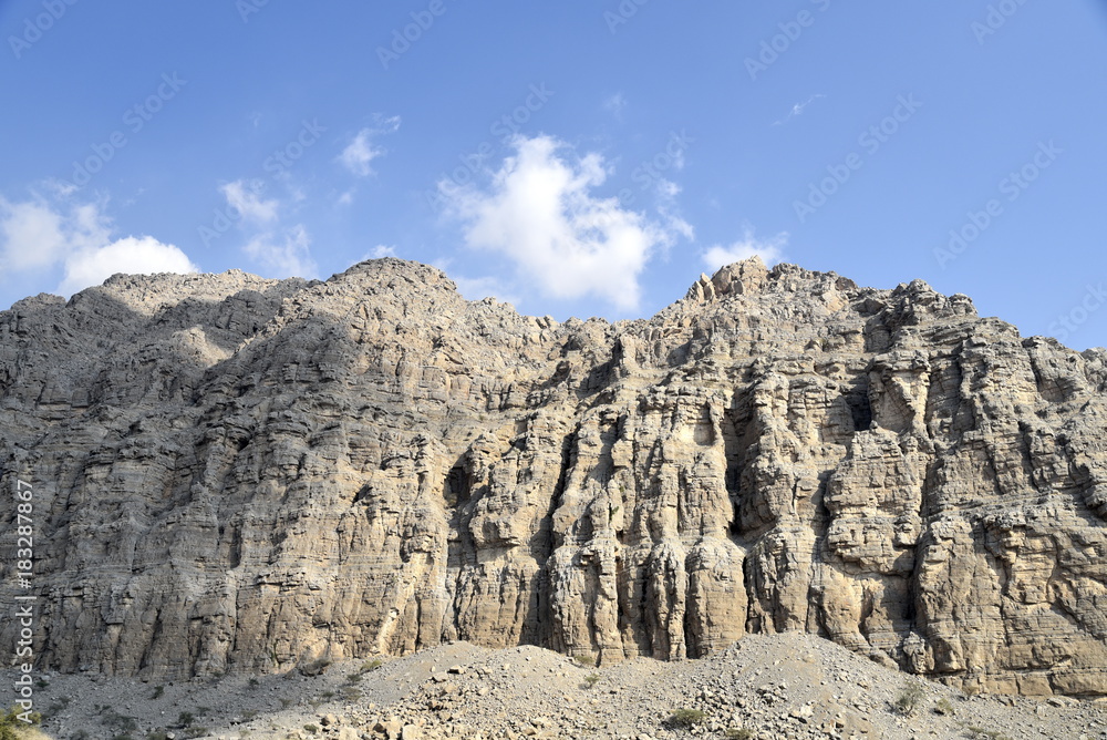 Road to Jais Mountains, Jebel Jais, Ras Al Khaimah, United Arab Emirates
