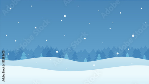 Winter background vector