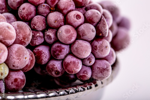 Frozen grapes