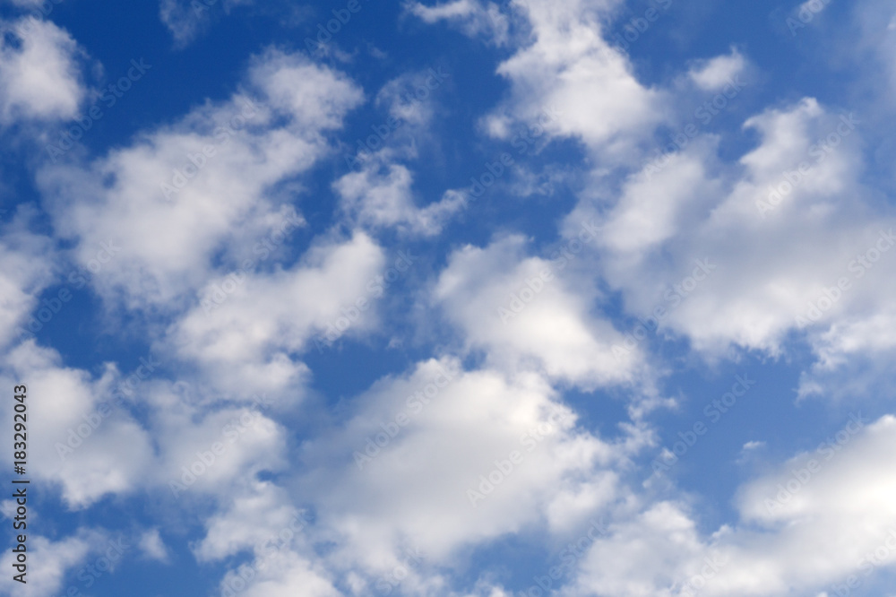 The vast blue sky and clouds sky The vast blue sky and clouds sky