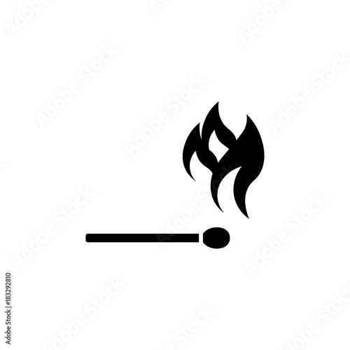 match stick with fire