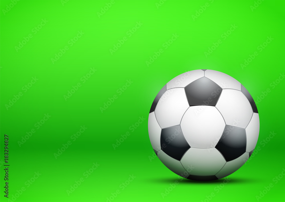 Football Soccer on bright green background. Presentation backdrop of sport design. Vector Illustration. Football Soccer on bright green background. Presentation backdrop of sport design. Vector Illustration.
