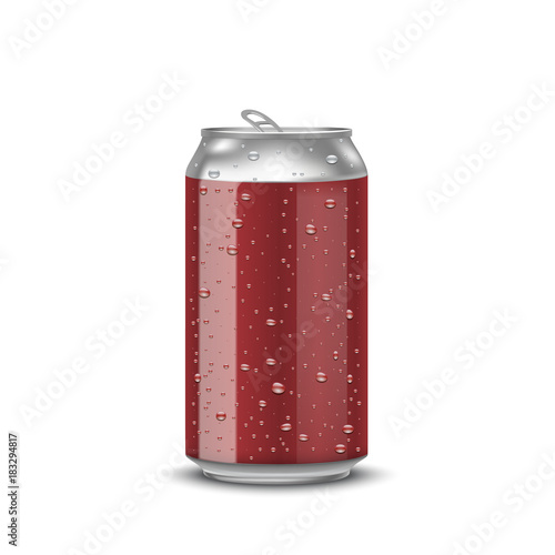 realistic aluminum cans