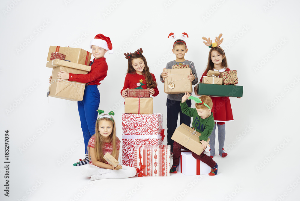 Fototapeta premium We have got a lot of gifts