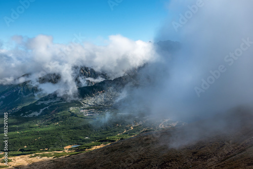 Chmury w Tatrach