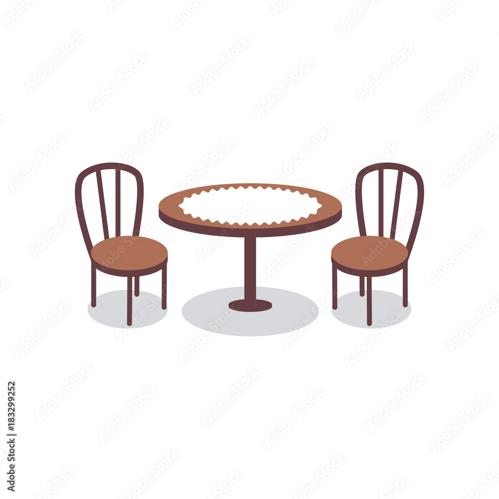 Table and chair 2025 cartoon
