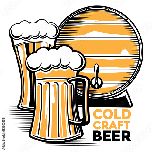 Craft beer emblem