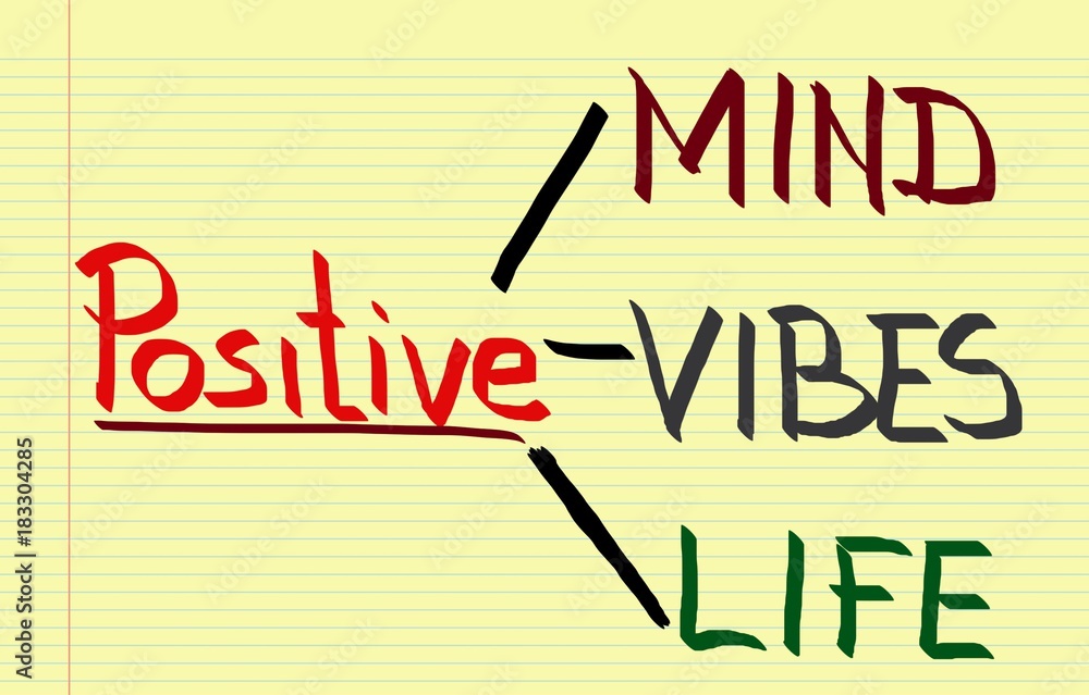 Positive mind, positive vibes, positive lifetime Positive mind, positive vibes, positive lifetime