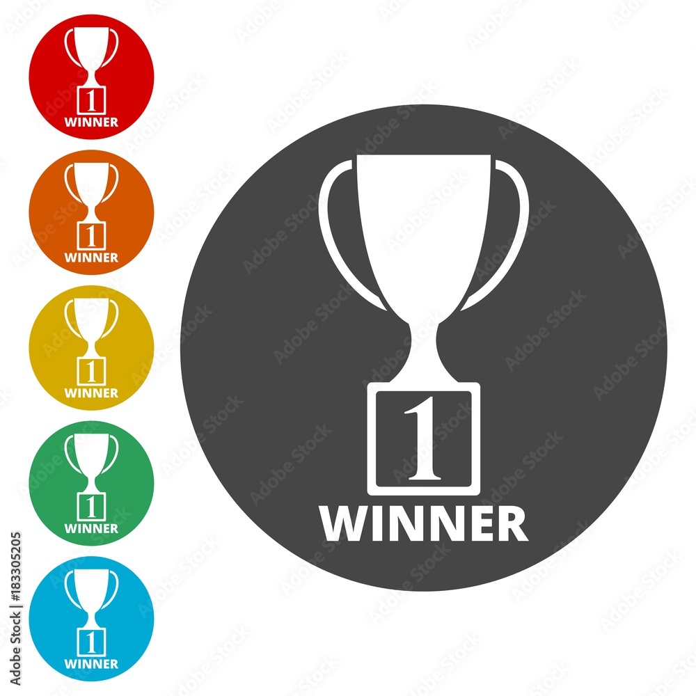 Trophy sign icon, Trophy Cup Flat Icon Trophy sign icon, Trophy Cup Flat Icon
