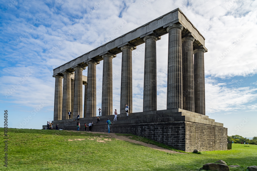 National Monument on Calton Hill, Edinburgh, UK
