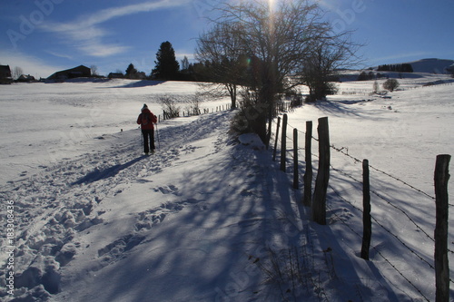 rando hivernale en Auvergne photo