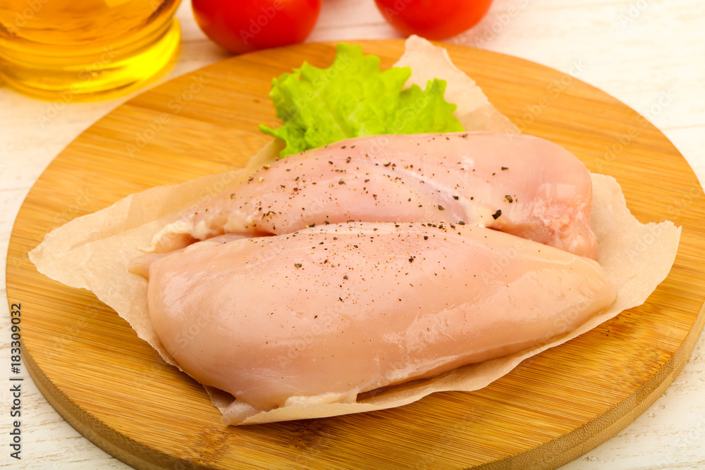 Raw chicken breast Raw chicken breast