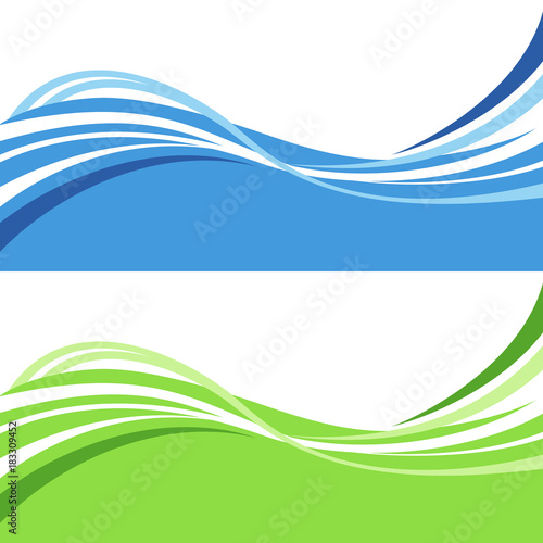 Abstract color wave background