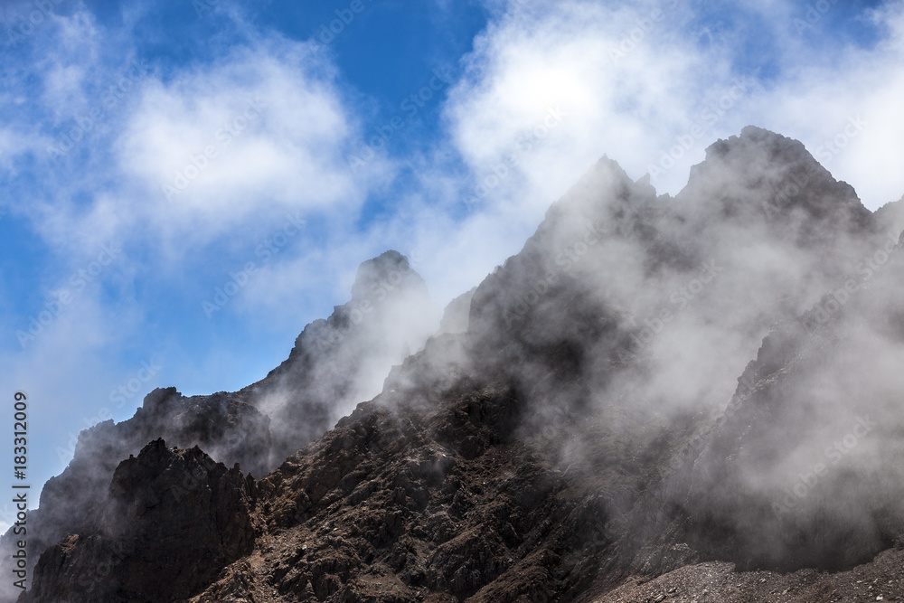 Tongariro Vulkan, Neuseeland, Nordinsel Tongariro Vulkan, Neuseeland, Nordinsel
