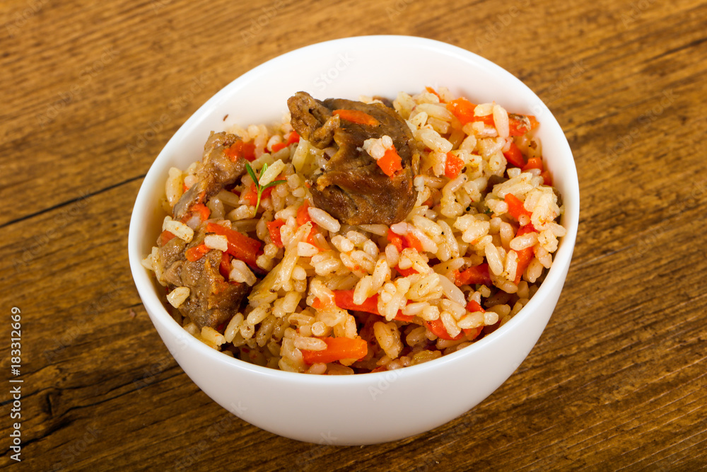 Asian rice - Plov Asian rice - Plov