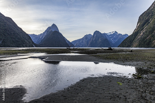 Der Milford sound im Fjordland von Neuseeland,Südinsel