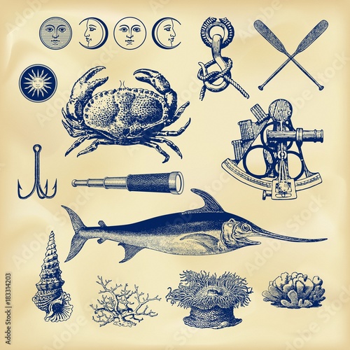 Vintage nautical collection