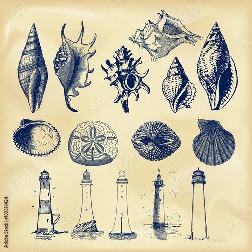 Vintage nautical collection