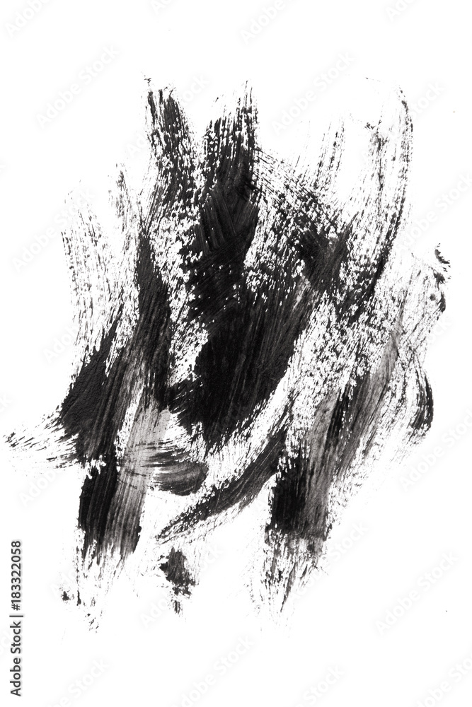 Black brush strokes Black brush strokes
