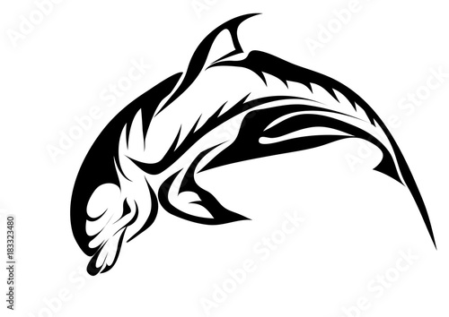 abstract bottlenose dolphin