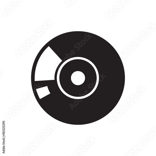 disc icon illustration