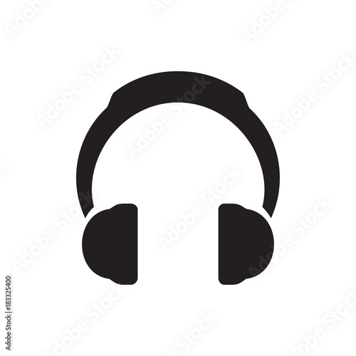 headphones icon illustration