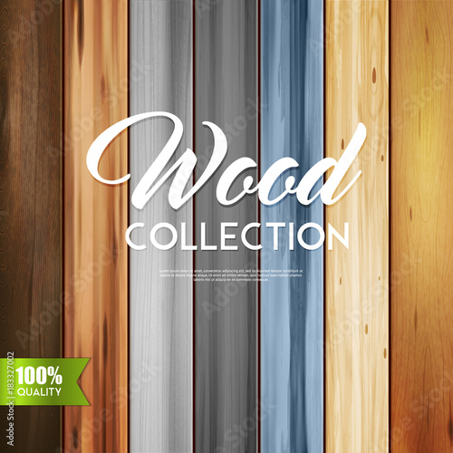 Ornamental Wood Collection Background