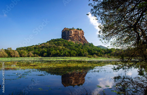 Sigiriya the lion rock in Sri Lanka © mlnuwan