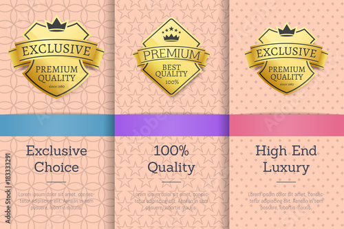 Exclusive Choice, 100 Quality Vector Illustration