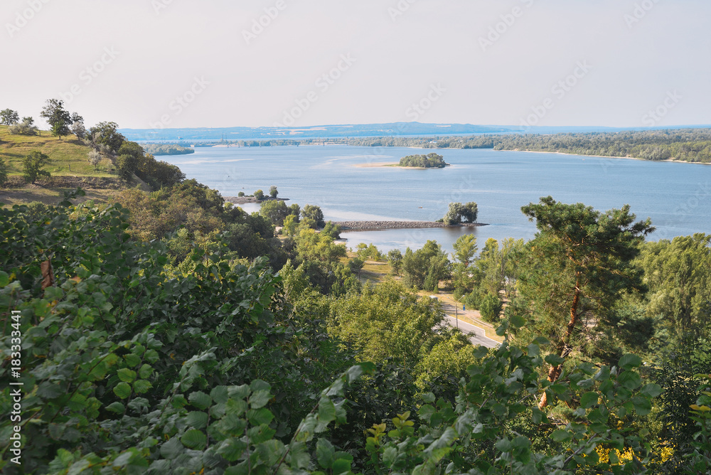 river landscape. Dnepr River
