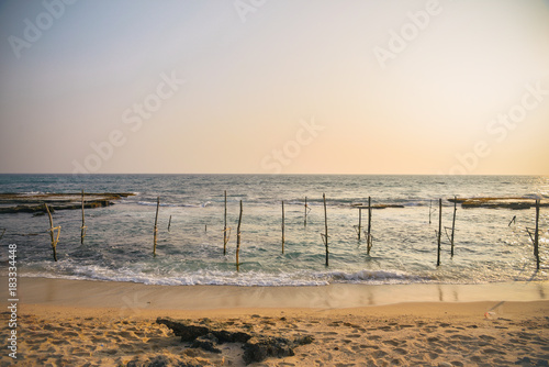 beautiful seascape in Sri Lanka