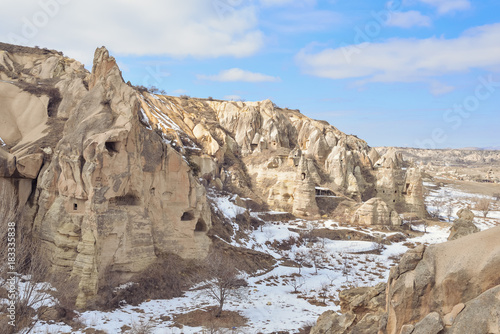 beautiful landscape in Cappadocia