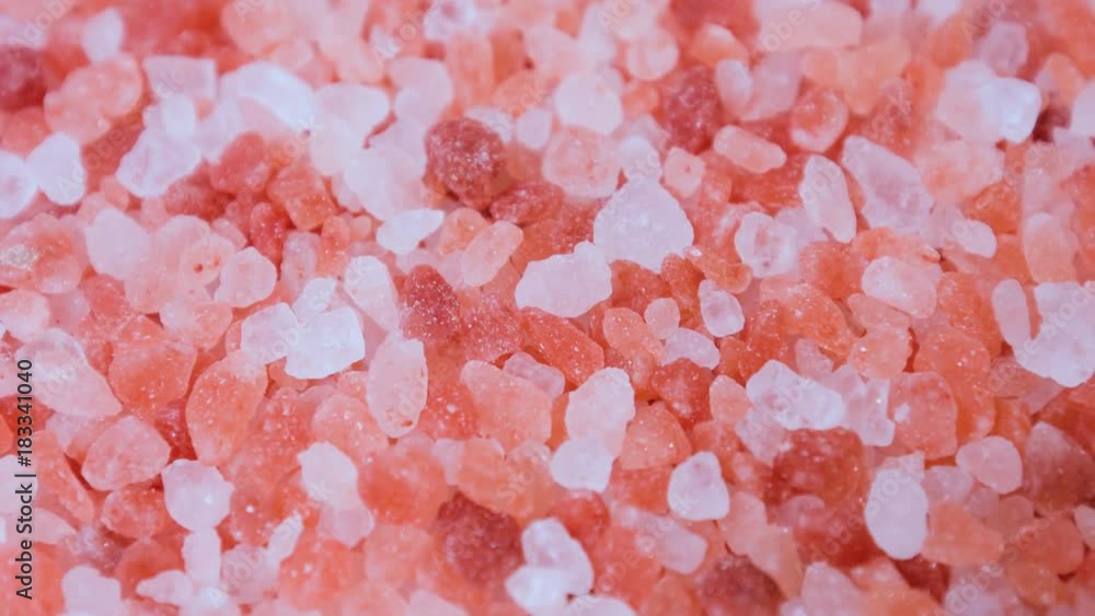 Crystal salt from Pakistan dolly-shot Crystal salt from Pakistan dolly-shot
