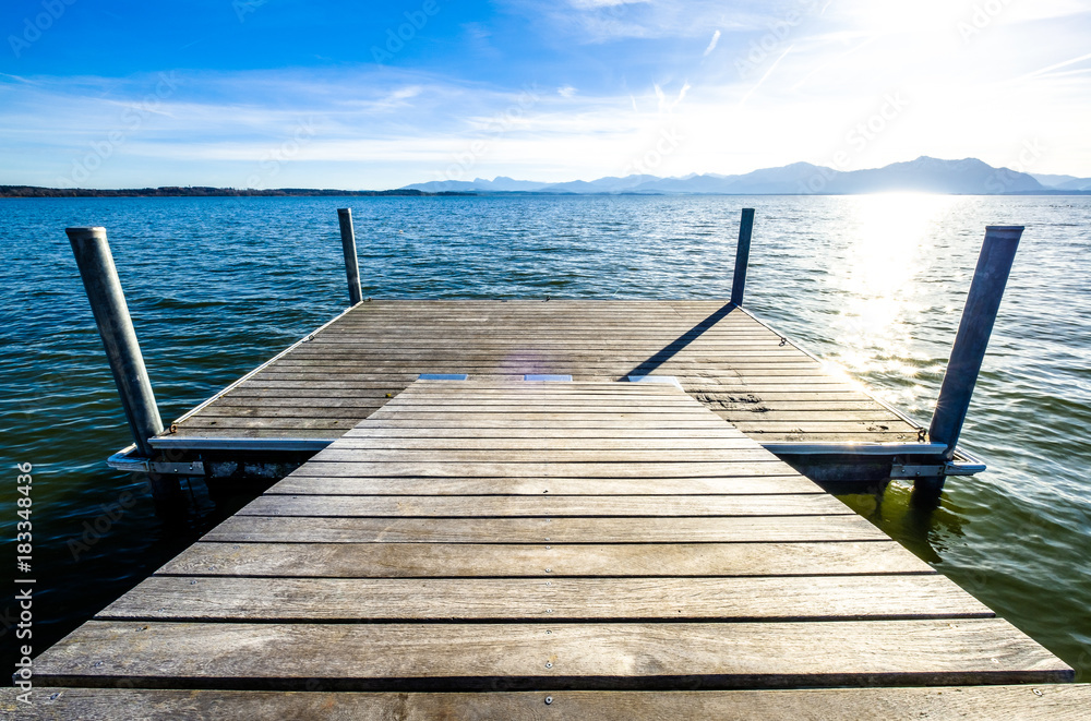 Fototapeta premium chiemsee lake