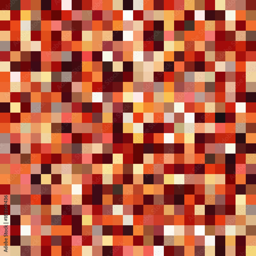 Seamless abstract background with red, orange, brown squares, vector illustration Seamless abstract background with red, orange, brown squares, vector illustration