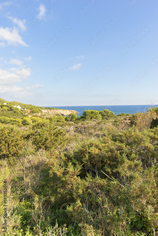 Cape Martinet on the island of Ibiza, Baleares, Spain
