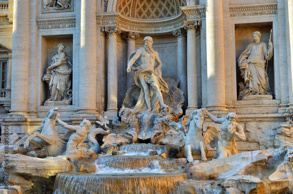 Trevi Fountain, Rome. Italy