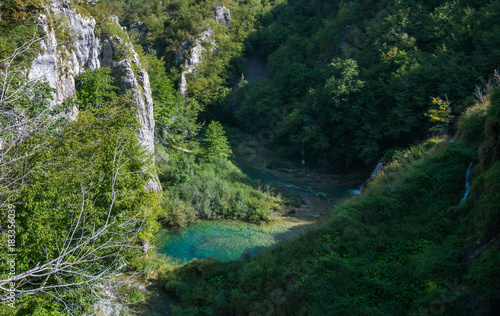 Plitvice Lakes National Park  Croatia  Balkan Peninsula  Europe